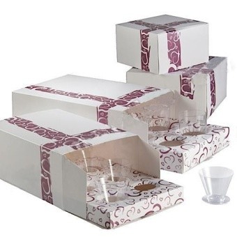 Набор коробок для емкостей для десерта Martellato 61-0004 в ШефСтор (chefstore.ru)